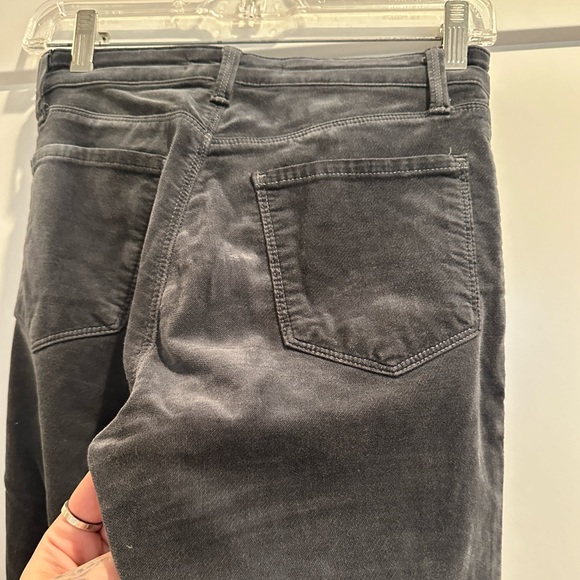 J Brand Velvet Maria High Rise Flare Bell Bottom Jeans Size 25 Grey - Picture 11 of 15